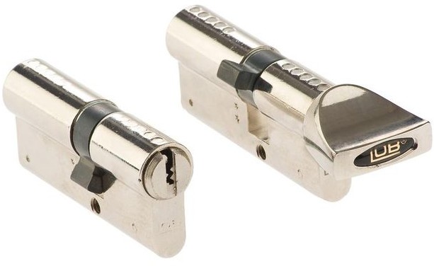 LOB Zestaw wkładek drzwiowych BĘBENKOWYCH HEKTOR 45 x 35 mm + 35 x 45G mm