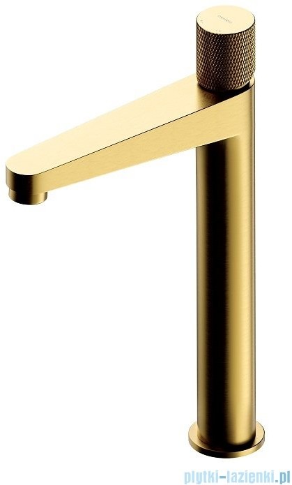 Omnires Contour bateria umywalkowa wysoka złoto szczotkowane CT8012GLB