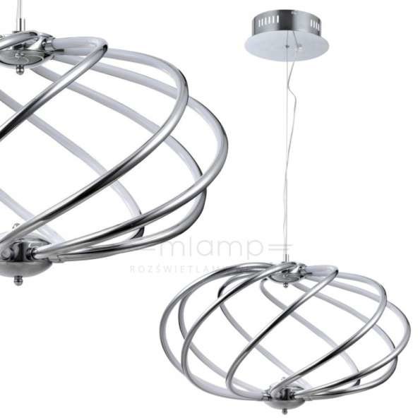 Maytoni LAMPA wisząca VENUS MOD211-09-N Maytoni modernistyczna OPRAWA zwis LED 66W wstążki chrom MOD211-09-N