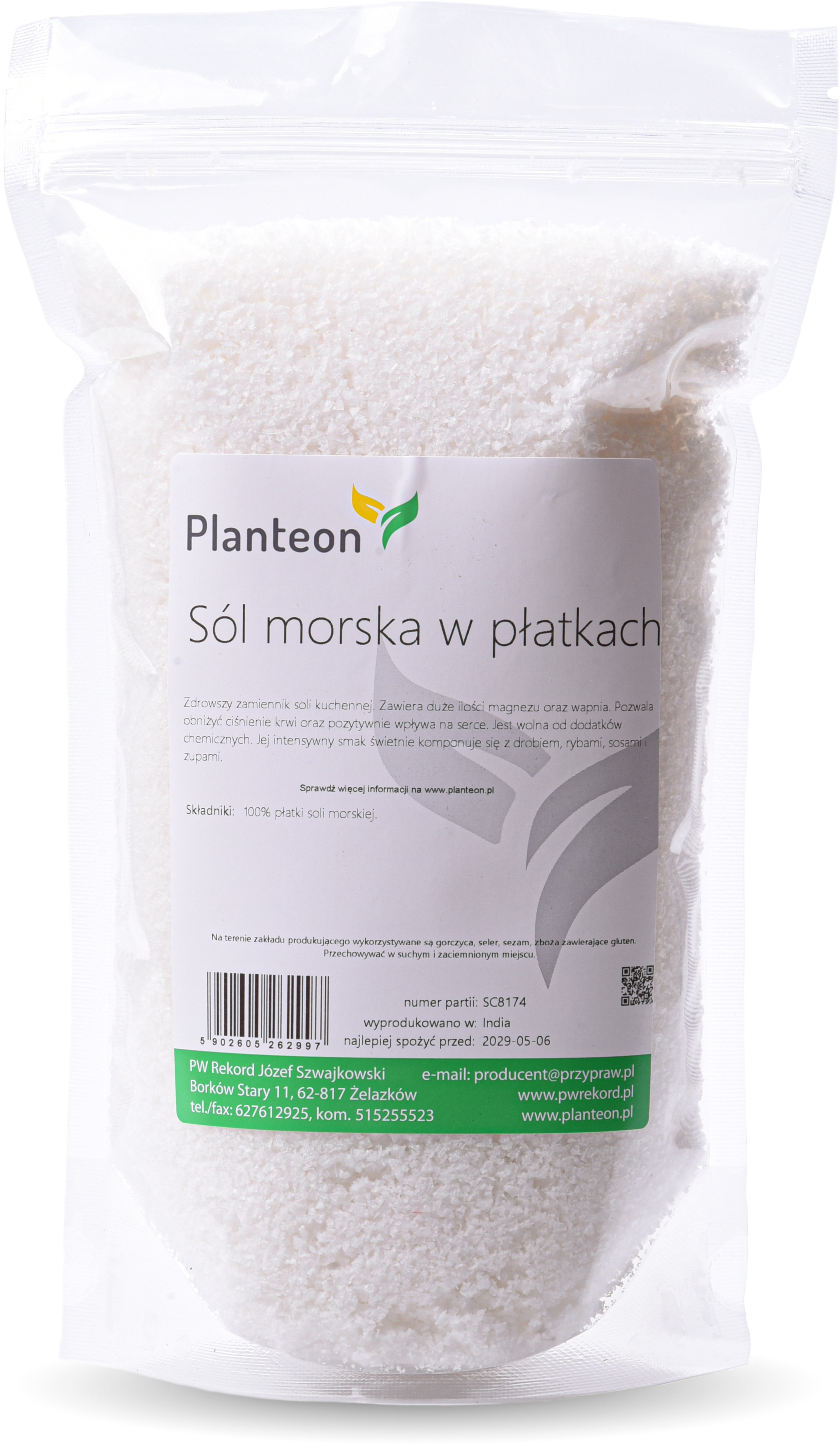 Planteon Sól morska w płatkach 5kg 2-0529-01-6