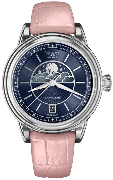 Aviator Zegarek Aviator V.1.33.0.255.4.PM DOUGLAS MOONFLIGHT -