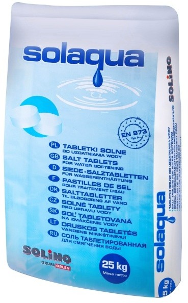 Solaqua Sól zmiękczająca w tabletkach 25 kg SOLAQUA