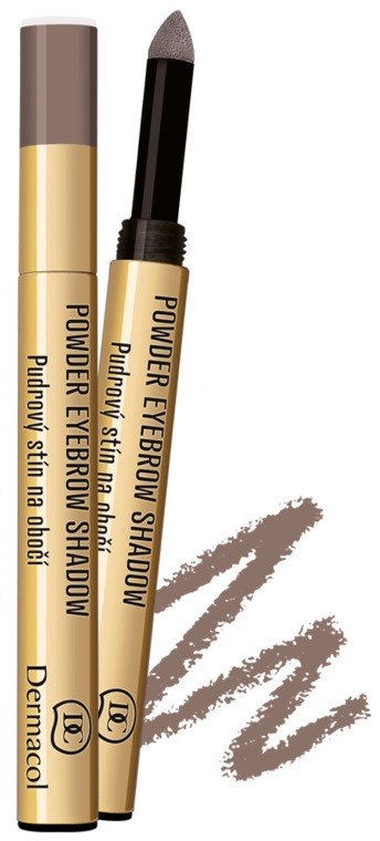 Dermacol Powder Eyebrow Shadow pudrowy cień do brwi w pisaku 02 1g