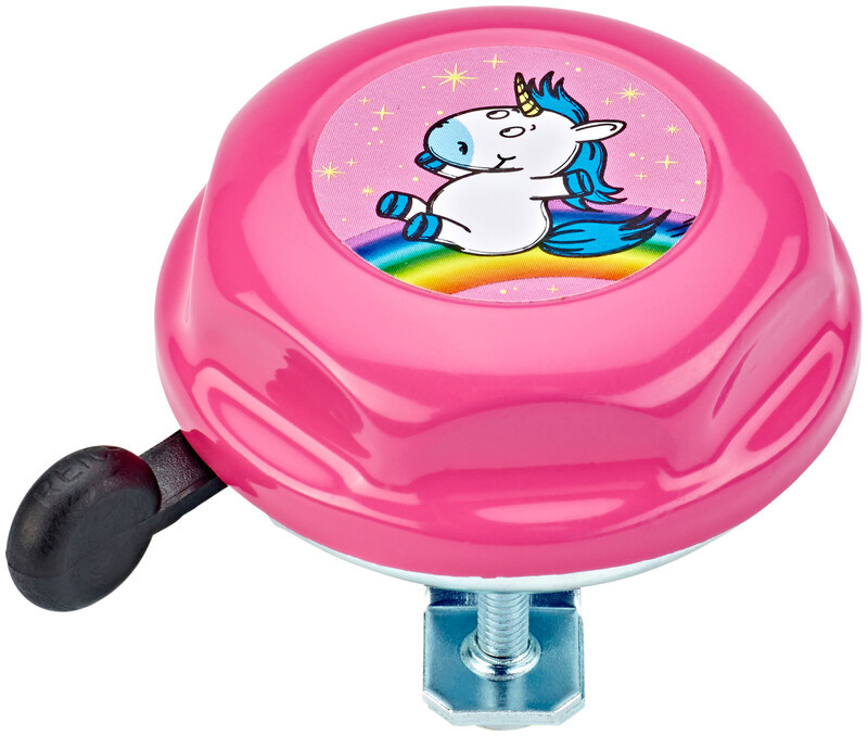 XLC Einhorn Dzwonek rowerowy, pink 2019 Dzwonki 2327229000