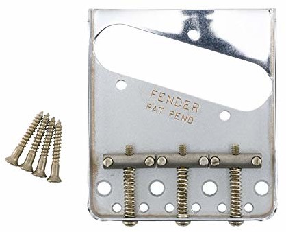 Fender Zespół mostka Telecasterowego Road postarzany chrom 997210000