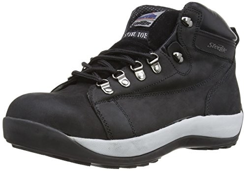 Portwest portwest steelite Mid Cut Nubuck Boot SB, męskie buty do bezpiecznego, 47 UE, czarny FW31BKR48