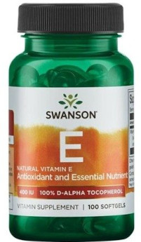 SWANSON Witamina E Mieszane Tokoferole 400 IU 100 kapsułek miękkich P31527