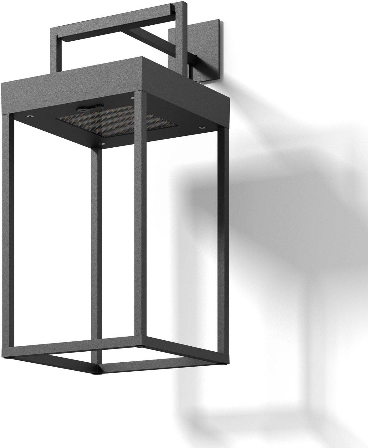 LUCANDE Lucande Lynzy lampa solarna LED, czarna 38,3 cm