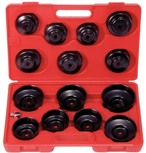 KS Tools Komplet narzędzi KS 150.9320 3/8 cala oelfilterschluessel, 15-częściowy 4042146021552