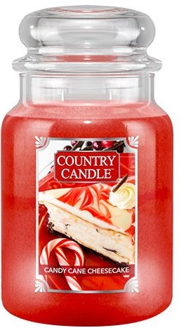 Country Candle Country Candle Świeca w szklanym słoju Sernik z trzciny cukrowej 680 g