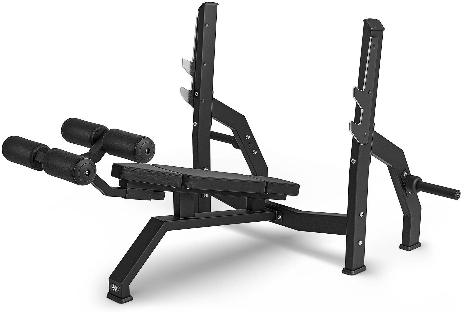 Marbo Sport Ławka do wyciskania w skosie ujemnym MP-L208 2.0 - MP-L208_2.0-k2t4