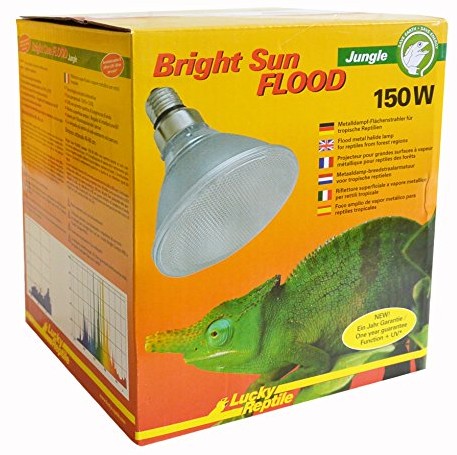 Lucky Reptile Bright Sun UV Jungle, lampa metalowa do oprawy E27 z promieniowaniem UVA i UVB BSFJ-150