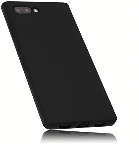 mumbi etui kompatybilne z BlackBerry Key2 etui na telefon komórkowy, czarne