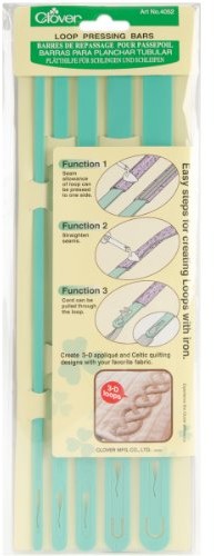 Clover 4052 plaett pomoc do prętów pętlami i szlifowanie, 5 na deskę do prasowania 4052