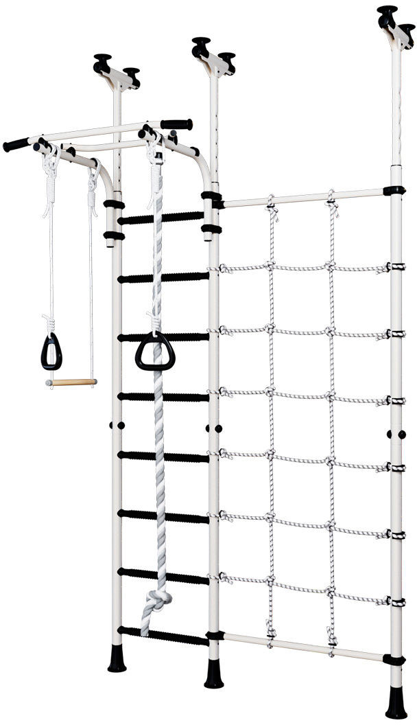 Małpiszon Drabinka gimnastyczna + słupek Merkury 3 czarny DSKM-3-8.06.G1.490.18-28