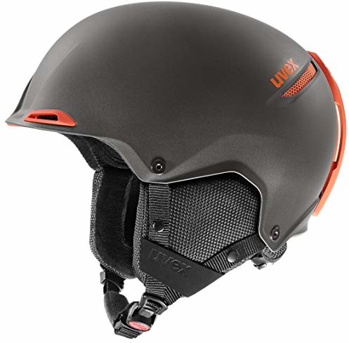 Uvex Jakk+ IAS, Kask narciarski unisex-dorosły, dark slate orange, 55-59 cm 3005