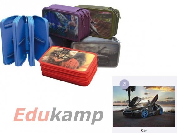 Kalnex Piórnik 3-zamki TX Car nr 21 PN093KAL