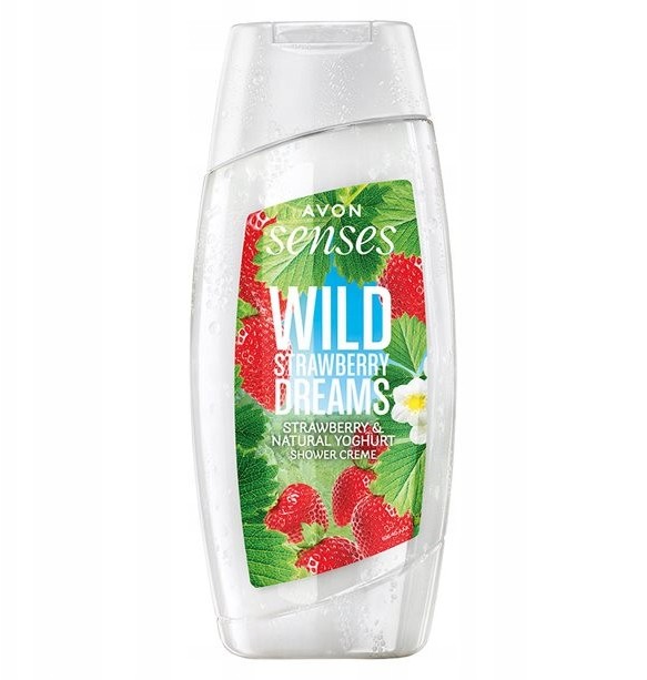 Avon Żel Pod Prysznic Senses Truskawka I Jogurt 2