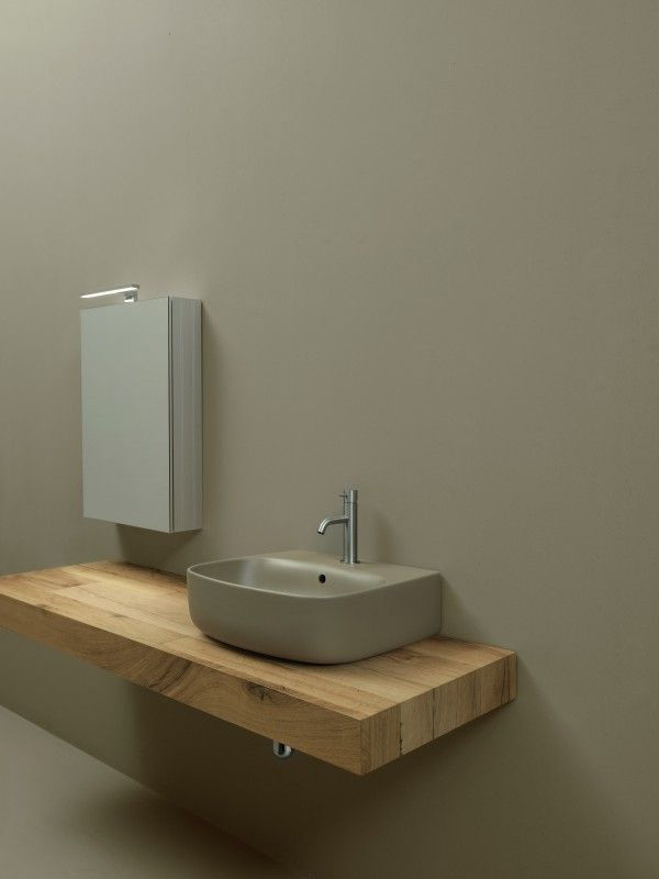 Kerasan NoLita Szafka lustrzana 50x12x70 cm aluminium 921401