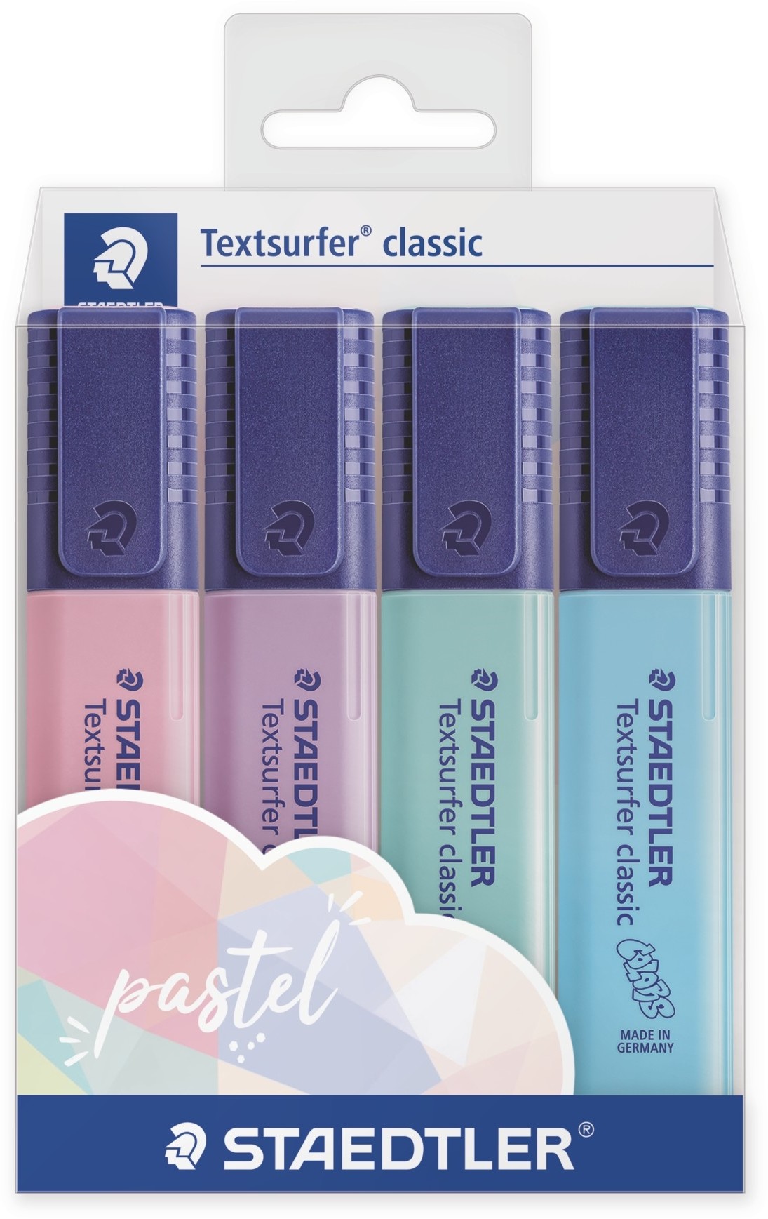 Zakreślacz Staedtler Textsurfer Classic Pastel 4 Kolory