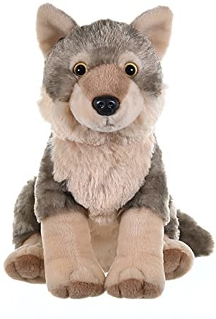 Wild Republic 10963 Republika pluszowy wilk, przytulanka Cuddlekins, pluszak, 30 cm 10963