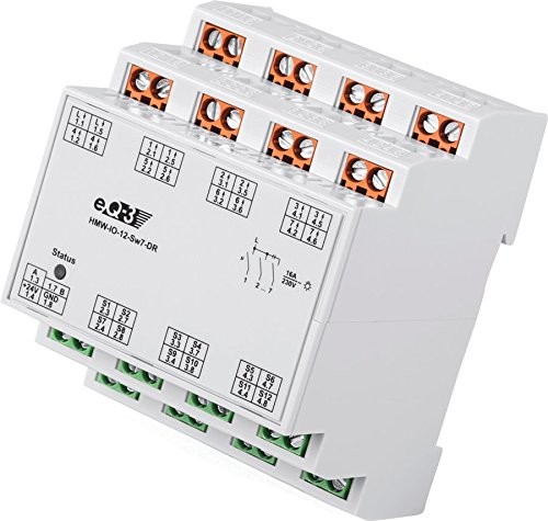 Homematic EQ3 76805 HomeMatic RS485 I/O Module (Intel, 12 wejść, 7 wyjścia przełącznika, 071328