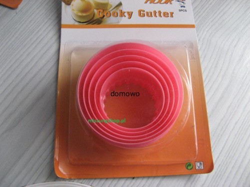 PLASTIKOWE FOREMKI DO wycinania CIASTEK KÓŁKA