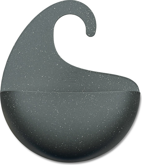 Koziol Półka łazienkowa Surf Recycled XL szara 1441120