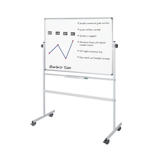 Zdjęcia - Tablica biurowa B2B Partner Flipchart TRIPOD BW, magnetyczny 