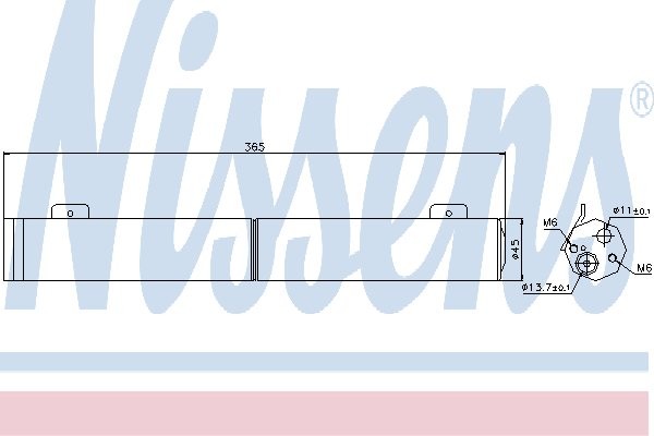 NISSENS Osuszacz, klimatyzacja NISSENS 95446