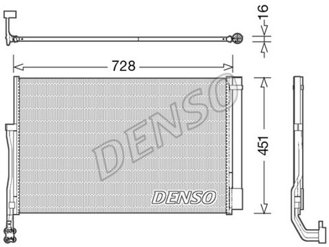 DENSO Skraplacz, klimatyzacja DCN02007