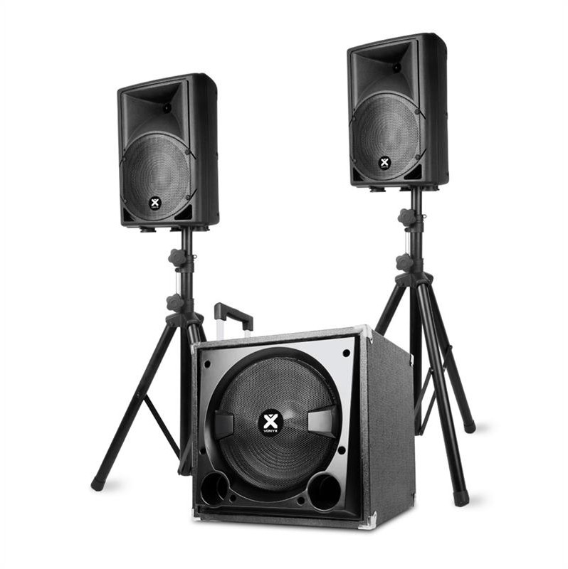 Vonyx Vonyx VX800BT, 2.1 zestaw głośników aktywnych, subwoofer głośnik, BT, USB, SD 170.102