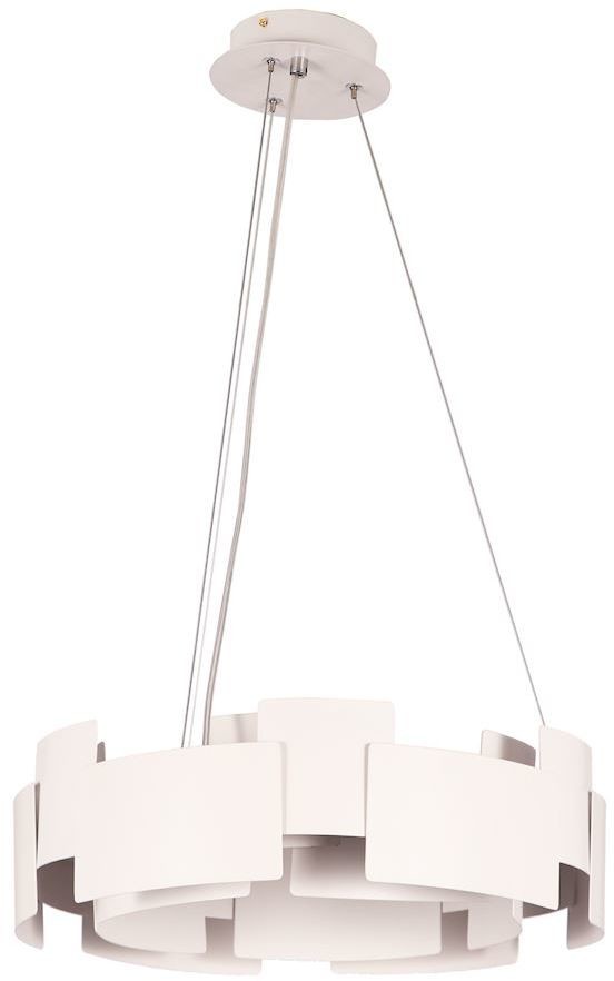 Milagro Lampa wisząca TORINO WHITE 24W LED ML6140