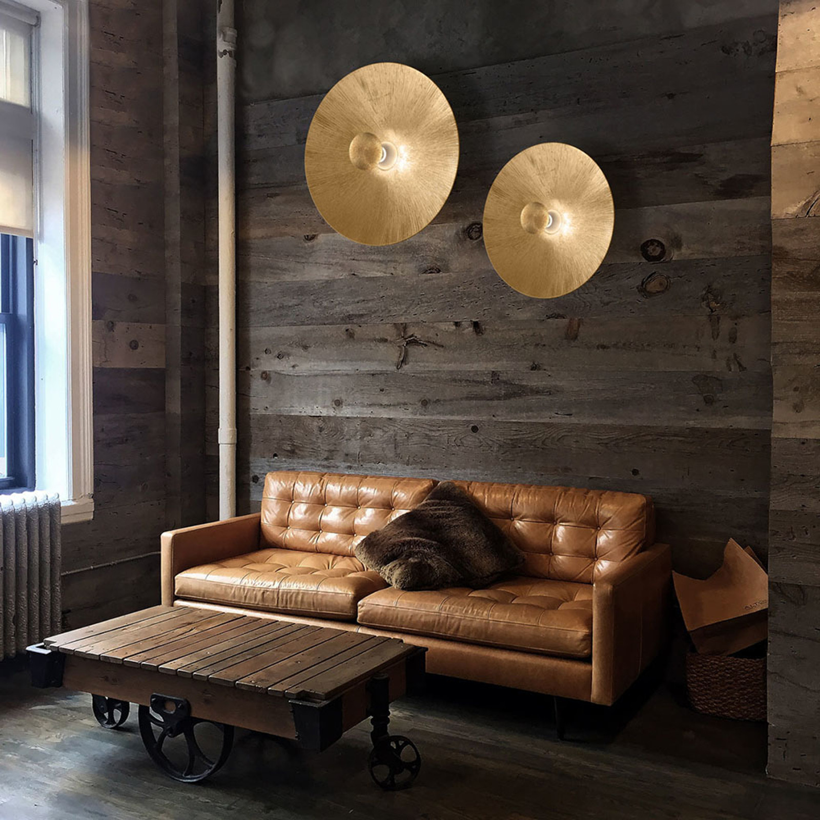 Kolarz AUSTROLUX BY Kinkiet Moon Sun, 62 cm, złoty