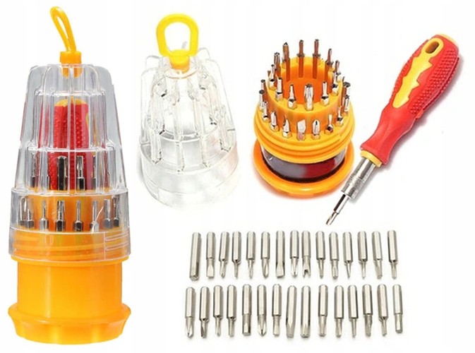 Śrubokręt 31w1 Wkrętaki Precyzyjne Torx Imbus Bity