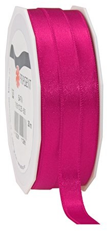 Unbekannt Präsent taśma do pakowania prezentów, poliester, magenta, 25 m x 10 mm 7181025-604