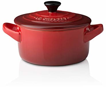LE CREUSET Le Creuset Mini-Cocotte/ pieczeń, okrągły, 200 ml, 10 x 5 cm, kamionka, czerwień wiśniowa