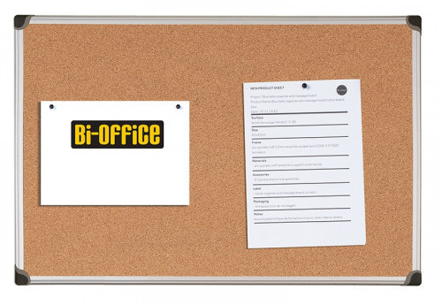 Zdjęcia - Tablica biurowa Bi-Office Tablica korkowa  45x60cm w ramie aluminiowej 