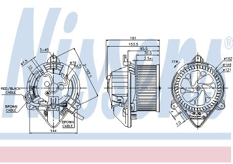 Фото - Інше додаткове обладнання Nissens DMUCHAWA  87130 6441J0 CITROEN 