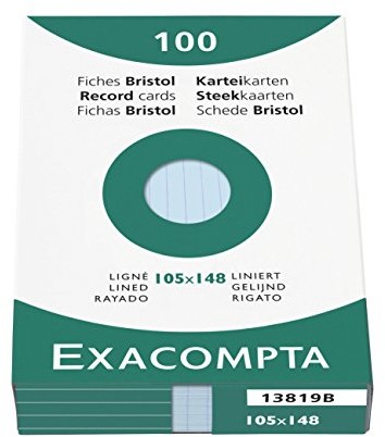 Exacompta obwoluty PCW, DIN A4, kryształ górski, niebieski DIN A6 13819B