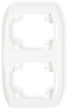 Karlik Trend biały ramka 2-krotna pionowa RV-2 RV-2