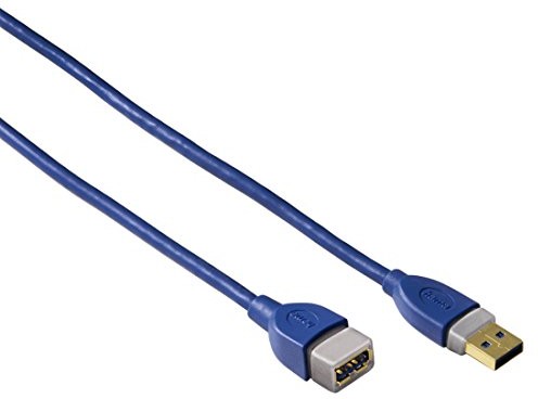 Hama USB 3.0 kabel przedłużający wtyczka A 1,80 m niebieski 00039674