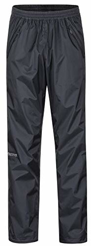 Marmot męskie Precip Eco Full Zip S Hardshell spodnie odporne na deszcz, wodoodporne spodnie, wiatroszczelne, oddychające Czarny XL 41530S