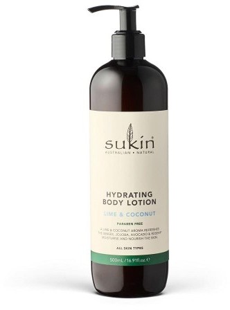 SUKIN Sukin, Nawilżające mleczko do ciała Lime and Cocon
