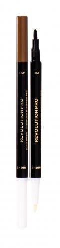 Makeup Revolution London London Revolution PRO Day & Night Brow Pen kredka do brwi 1,6 ml dla kobiet Ash Brown