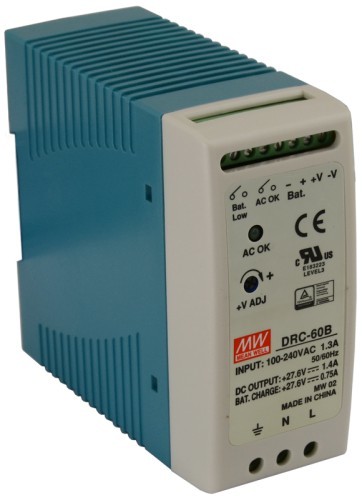 PULSAR DRC 27.6V/60W/1.4A/0.75A zasilacz na szynę DIN (PL_DRC-60B)