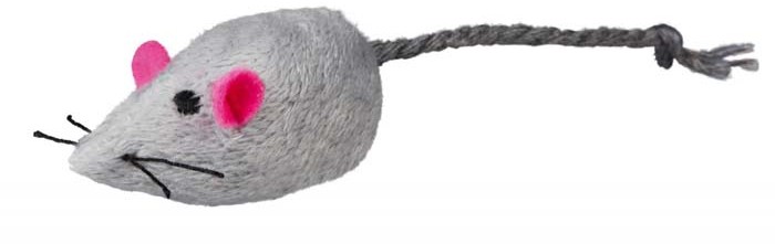 Trixie Myszka pluszowa z dzwonkiem 5cm KTRI314