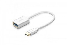 UGREEN UGREEN Adapter UGREEN 30702 (USB 3.0 typu C - USB 2.0 ; 0,15m; kolor biały) 2_223236