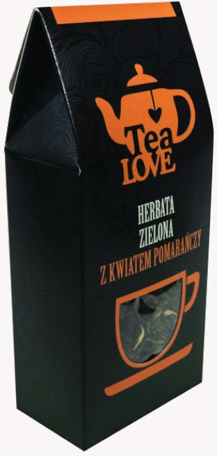 TEA LOVE Herbata Tea LOVE oolong z kwiatem pomarańczy liście HB.TLKPL
