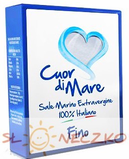 Cuor di Mare Wyprzedaż ! uszkodzone opakowanie Sól morska drobno mielona 1kg Cuor di Mare (1) 1066_20180330100850